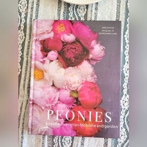 Pink and White Floral Peony Coffee Table Book(Great Condition)💝